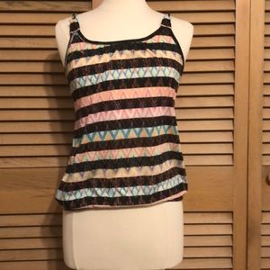 Colorful tank top. Size 7-9
